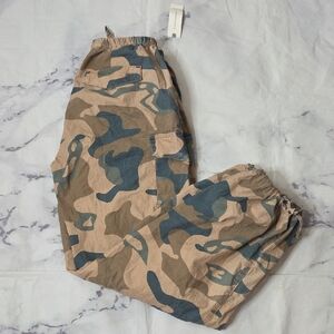 Pilcro Camouflage Elastic Waist Pants